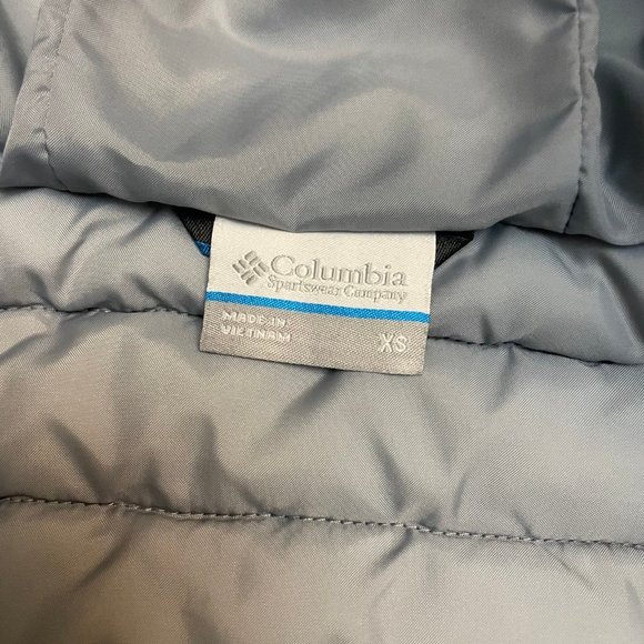 Columbia boys grey lightweight puffer xs 6/7 - Picture 7 of 10